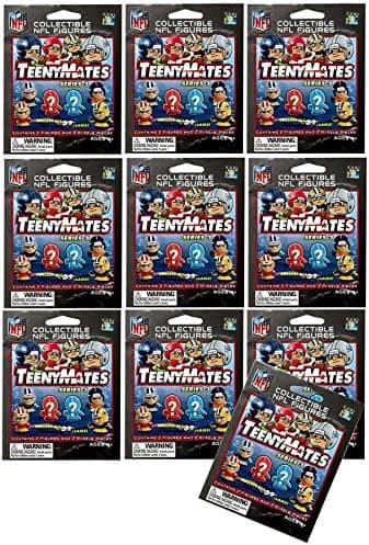 TeenyMates NFL Wide Receivers LOT OF 10 Series 3 Booster PACKS