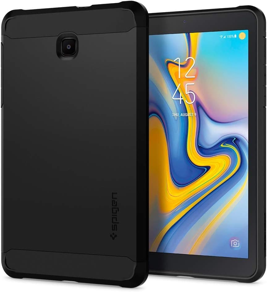 Spigen Tough Armor Designed for Galaxy Tab A 8.0 Case (2018) SM-T387 Verizon/Sprint/T-Mobile. Not Compatible with Galaxy Tab A 8.0 (2017) - Black