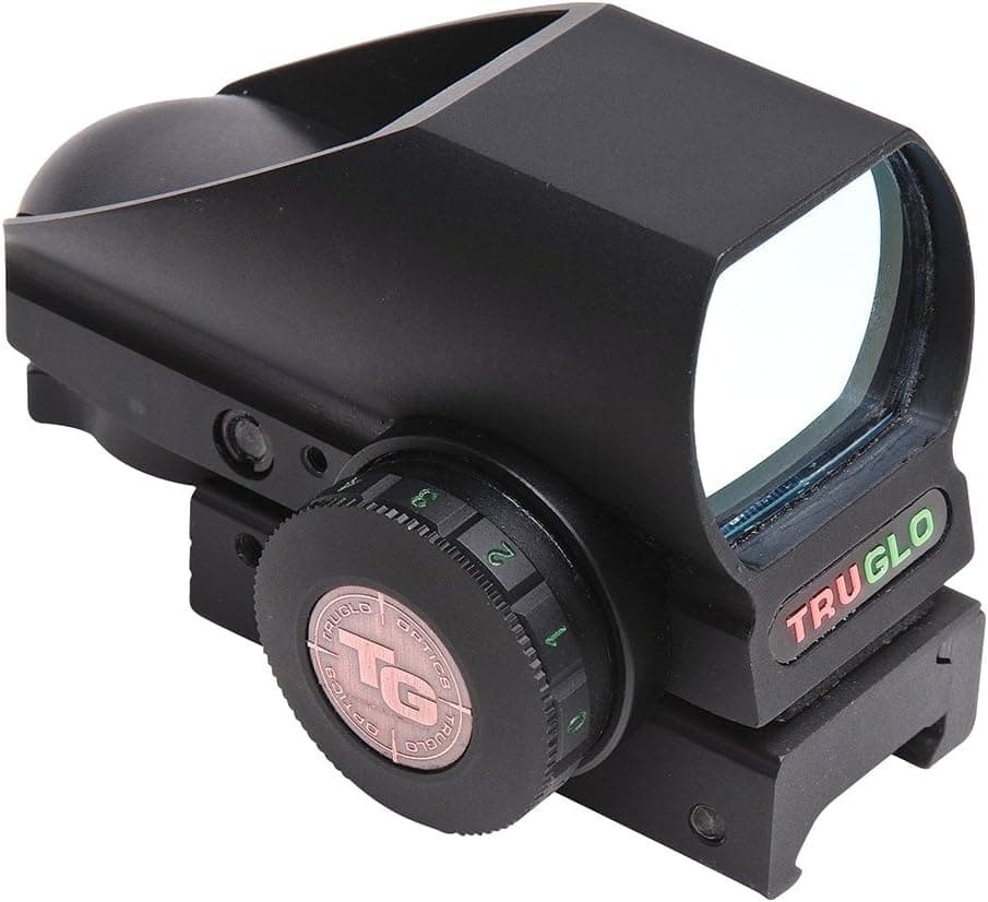TRUGLO Open Red-Dot Crossbow Dual-Color Multi-Reticle Black