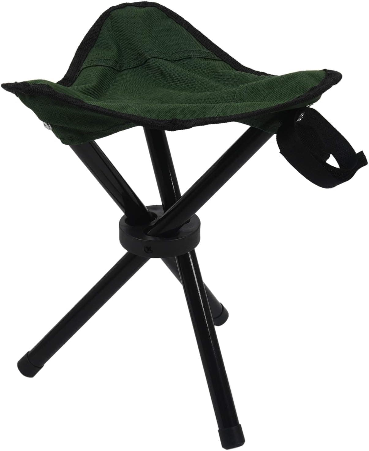 Coasta Qahesnv Folding Tripod Stool Outdoor Portable Camping Fishing Chair New, Green