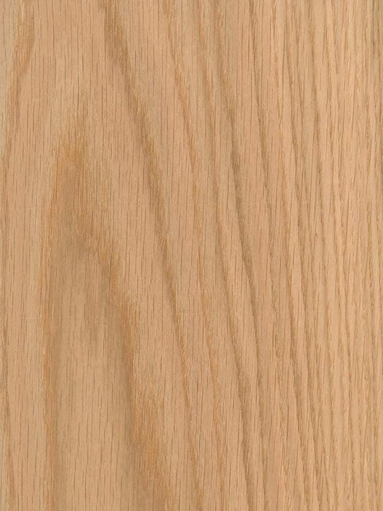 Wood Veneer, Oak, Red Flat Cut, 2x8, PSA Backed by Veneer Tech