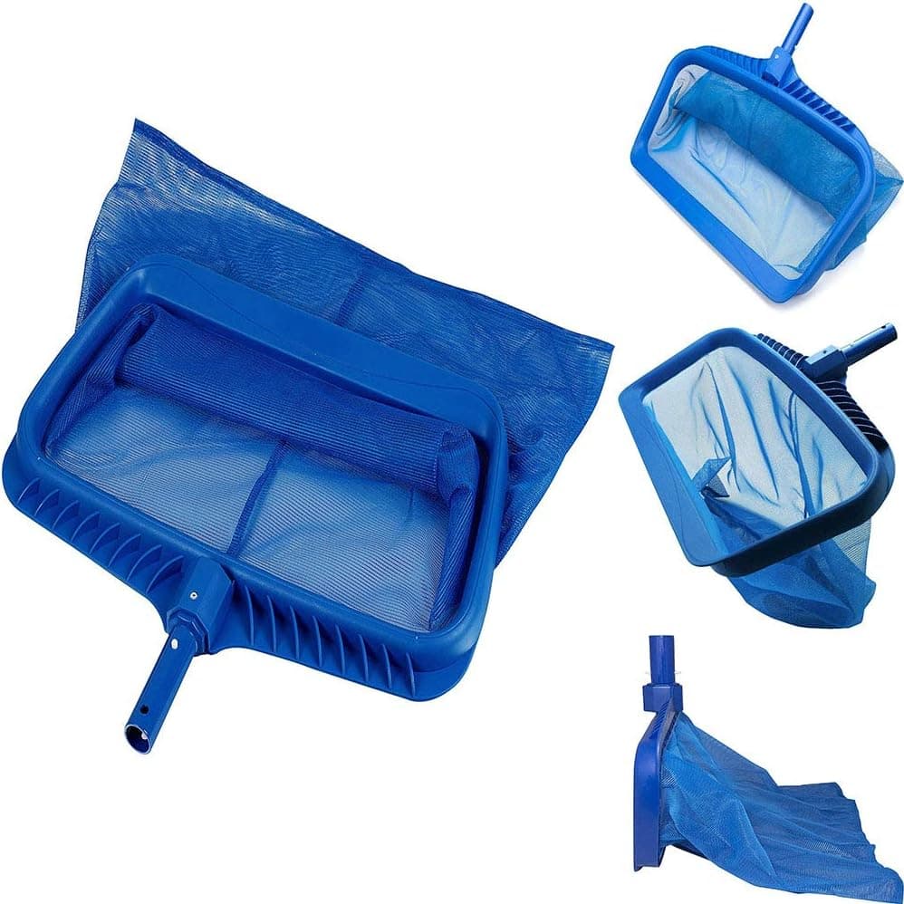 LIUHE Pool Skimmer Net Heavy Duty Plastic Leaf Cleaning Tool with Fine Mesh Net for Cleaning Swimming Pools Fountain and Spas