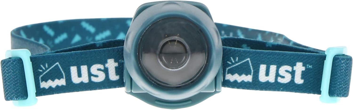 ust 20-12458 Waterproof SplashFlash LED Headlamp with Clip and Headstrap, Orange/Gray, One Size