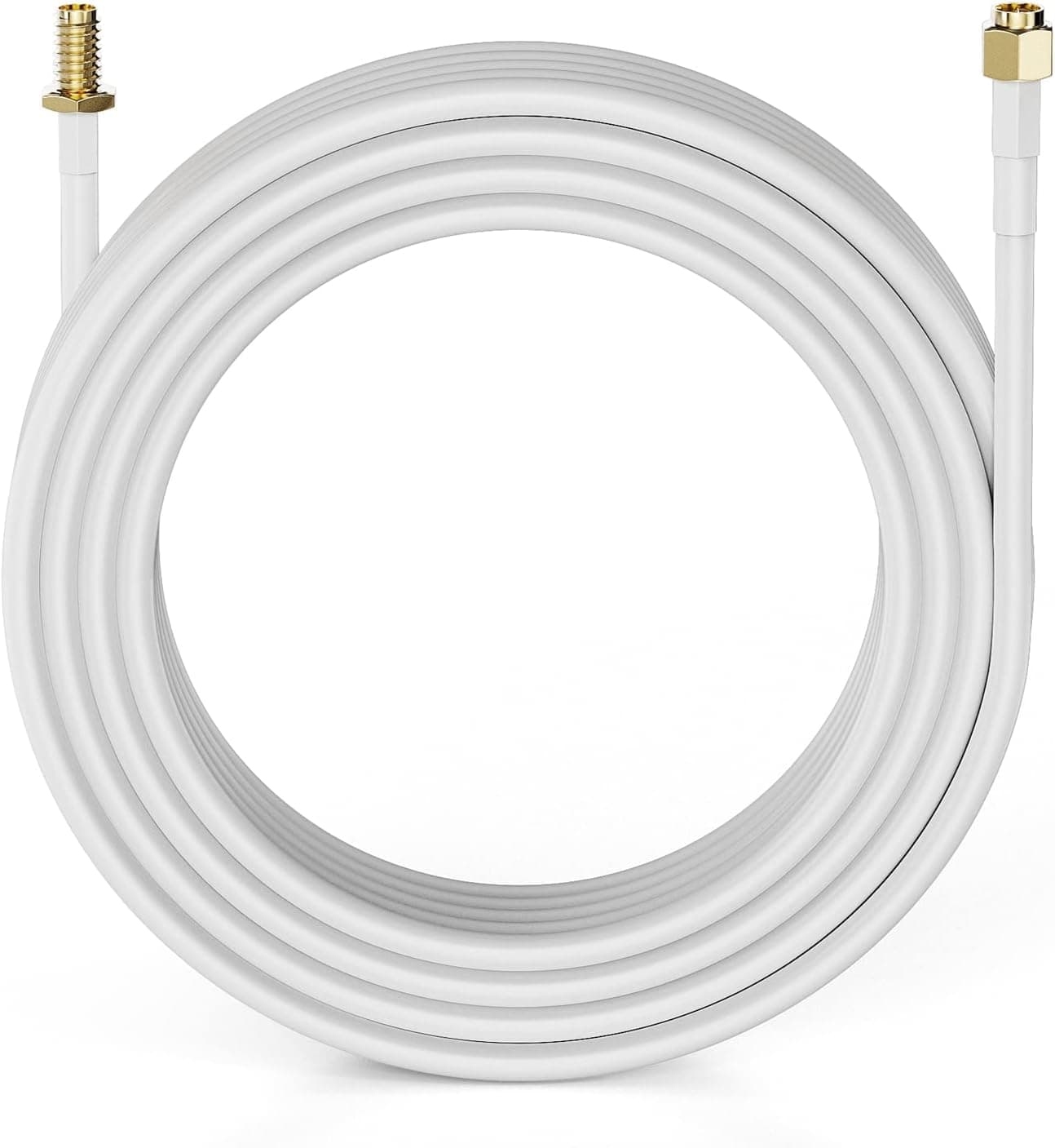 Coaxial Cable RG58 SMA Male to SMA Female 10m(32.8ft) Low Loss Weatherproof Extension Cable for Cell Phone Signal Booster WiFi Router 2G 3G 4G LTE Antenna