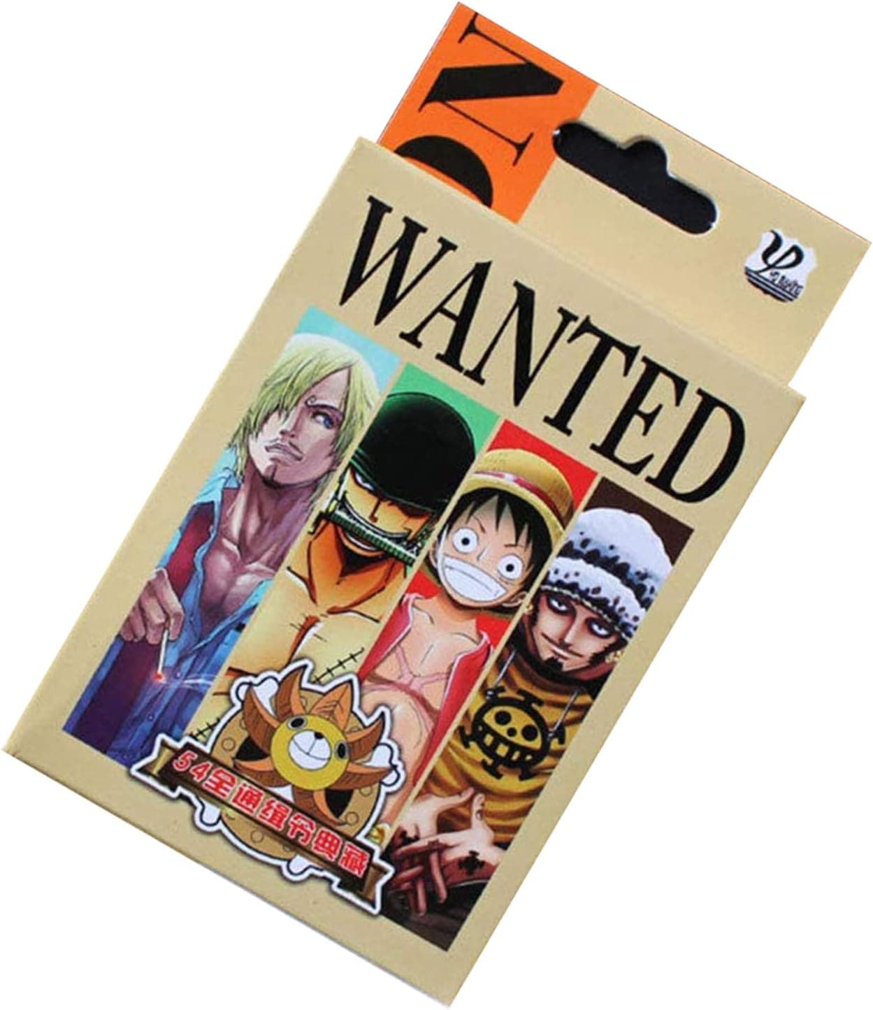 Wanted Poster Character Poker, Straw Hat Pirates Playing Cards Set, Anime Peripheral Game Cartoon Gift, Cosplay Collections Party