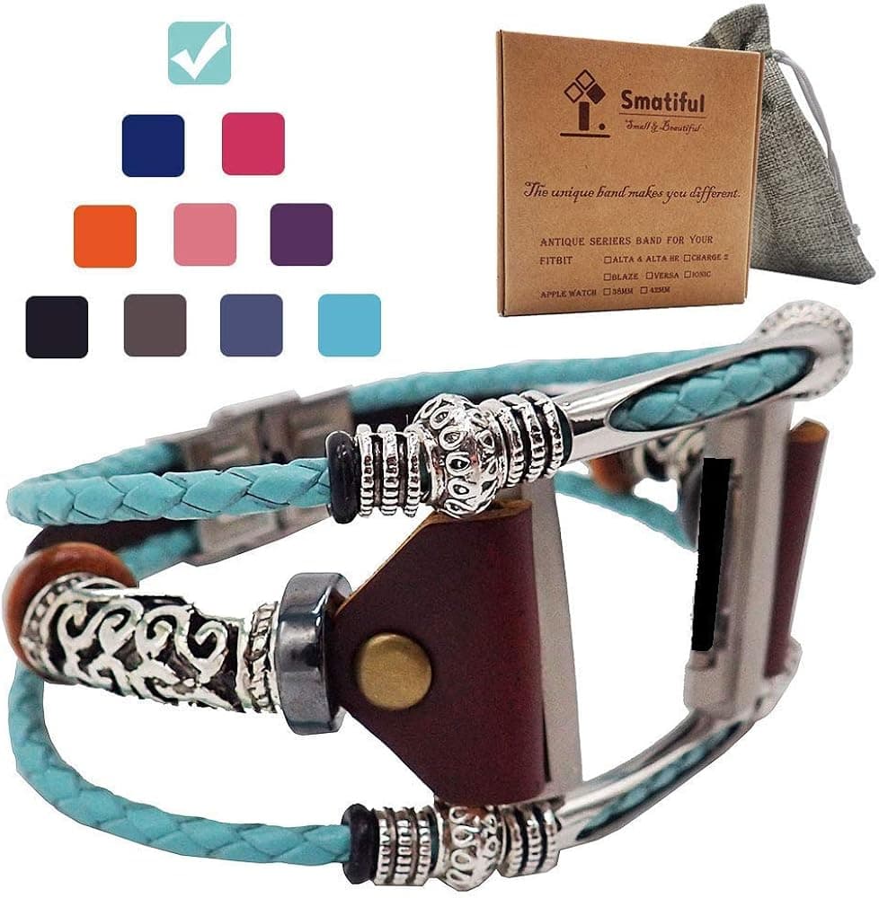Smatiful Ionic Bands with Box Pack for Women, Adjustable Replacement Watch Band for Fitbit Ionic, Muti colors