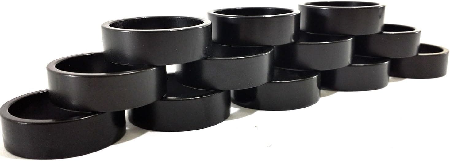 Projekt Bicycle - 12 x Avenir Alloy Headset Spacer Set, 1-1/8 10mm