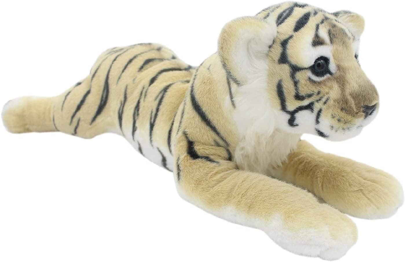 jiaru Stuffed Animals Tiger Toy Plush (Beige, 19 Inch)