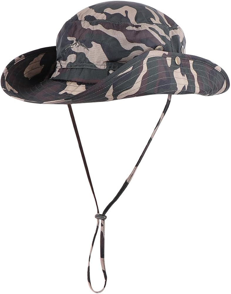 Anyoo Outdoor Boonie Hat Wide Brim Breathable for Men and Women Perfect for Hiking Camping Outdoor Adventures