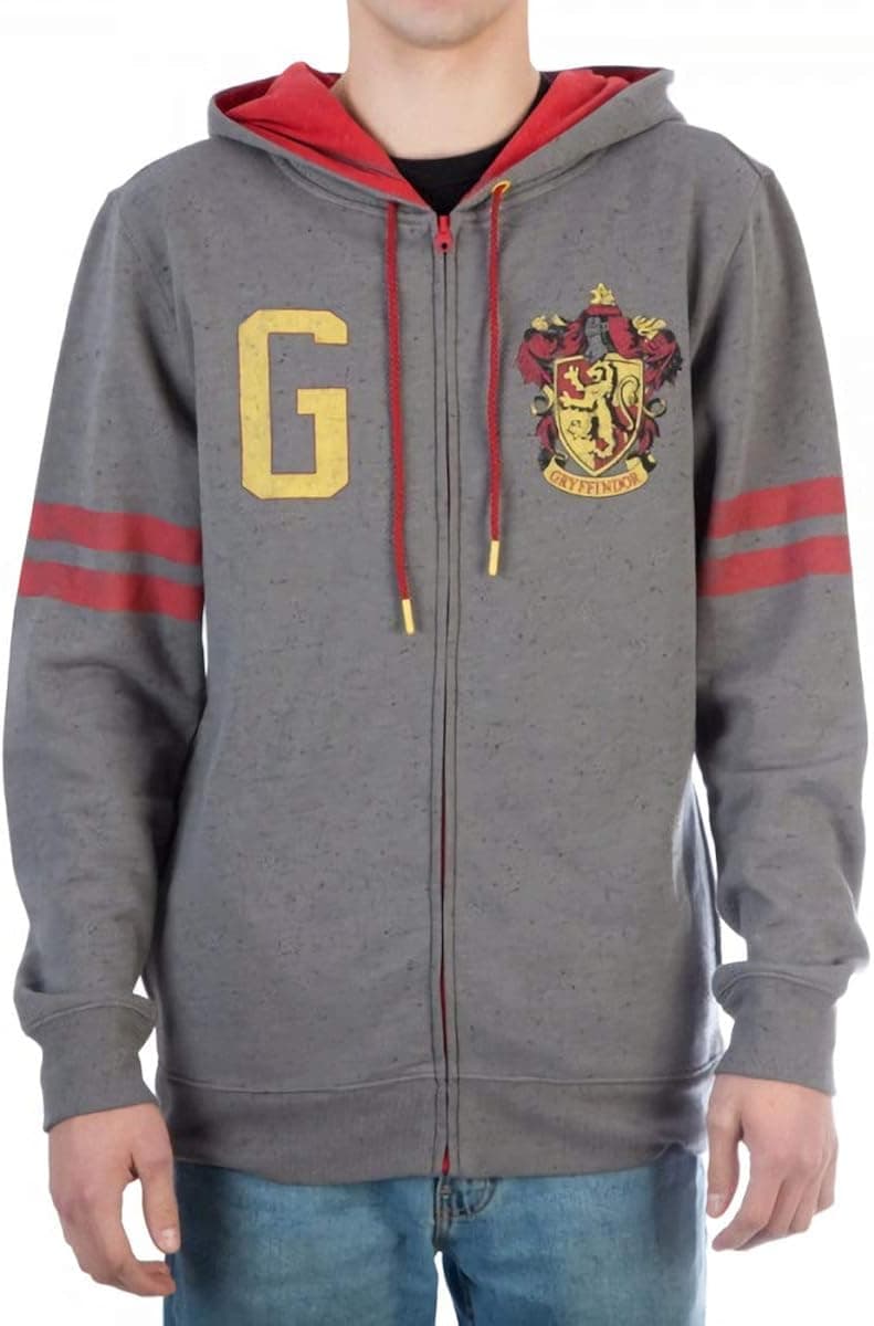 Harry Potter Gryffindor Men's House Varsity Zip Up Hoodie