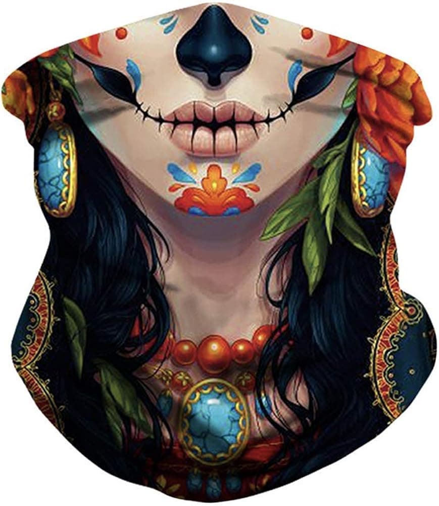Summer Neck Gaiter Face Scarf/Bandana Face Mask/Balaclava Neck Gaiters Face Scarf/Dust Face Mask/Motorcycle Face Mask Unisex (HA010)