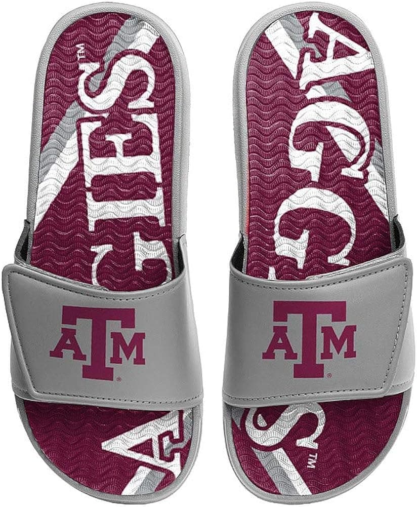 Elite Fan Shop NCAA Men's Gel Slides