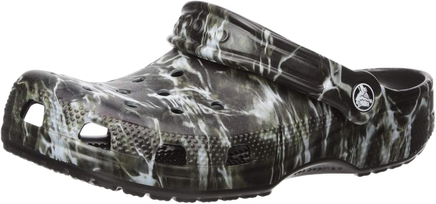 Crocs Unisex-Child Kids' Classic Mossy Oak Elements Clog | Camo Shoes