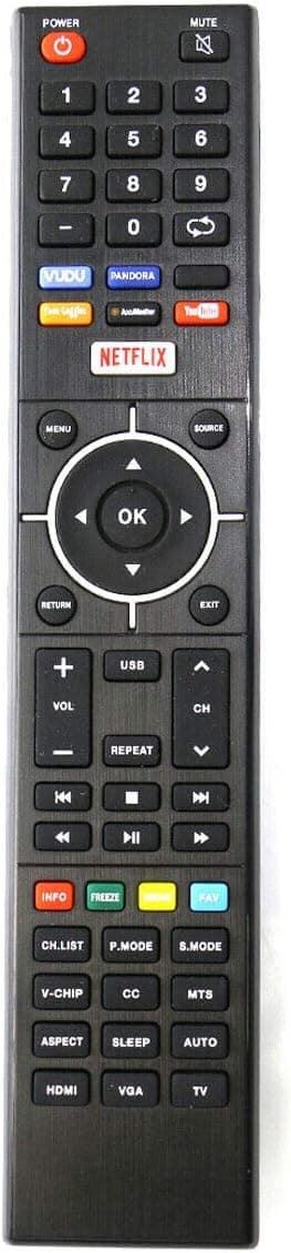 New TV Remote Fit for Element LED Smart TV ELST4017 ELSJ5517 E4SFC5017 E2SW3918 E4SFT551 ELST3216H E4SJ5516H ELEFJ322S ELSFS4