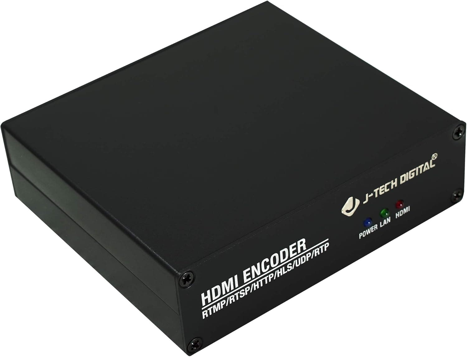 J-Tech Digital H.264 IPTV HDMI Video Encoder 1080P 60Hz for Live Stream Broadcast on YouTube, Facebook, Twitch, Supports RTSP, RTP, RTMPS, RTMP, HTTP, UDP, ONVIF Control App Available, Audio in