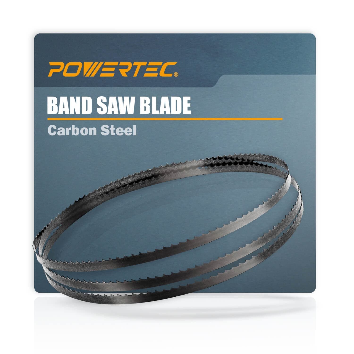 POWERTEC 13003 63-1/2" x 3/8" x 6 TPI Band Saw Blade, for Craftsman and Hitachi 10" Tilt Head Bandsaw