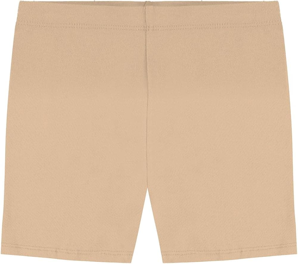 The Popular Store Big Girl's Cotton Bike Shorts - Khaki - 10