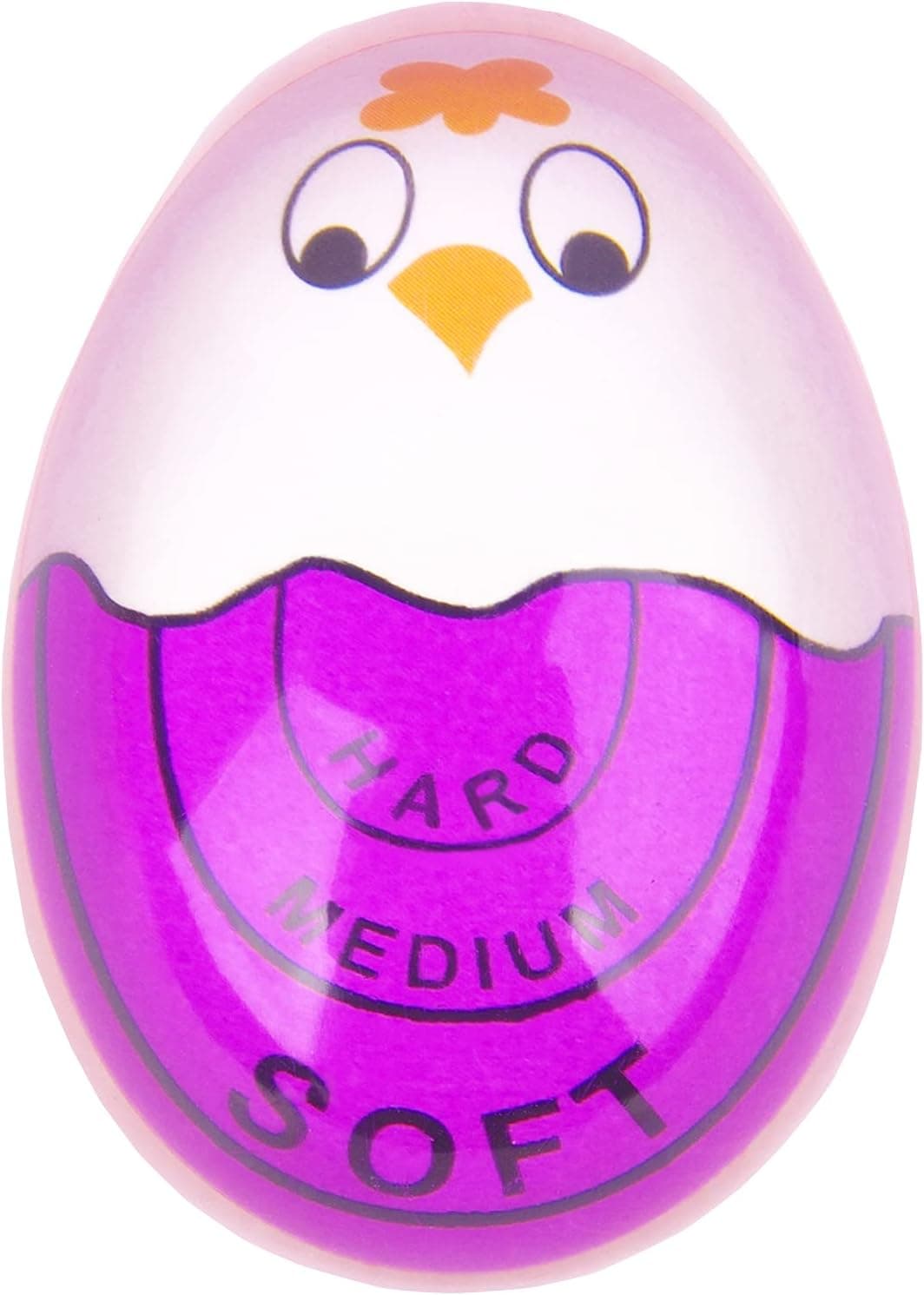 Egg Timer for Boiling Eggs Soft Hard Boiled Egg Timer That Changes Color When Done Bpa Free, Purple