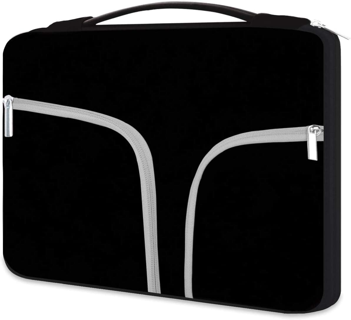 Chromebook Case, HESTECH 14-15.4 Neoprene Laptop Sleeve Case with Handle for 15-15.6 Inch HP | Dell | Asus | Acer | Samsung Laptops Ultrabook,Black