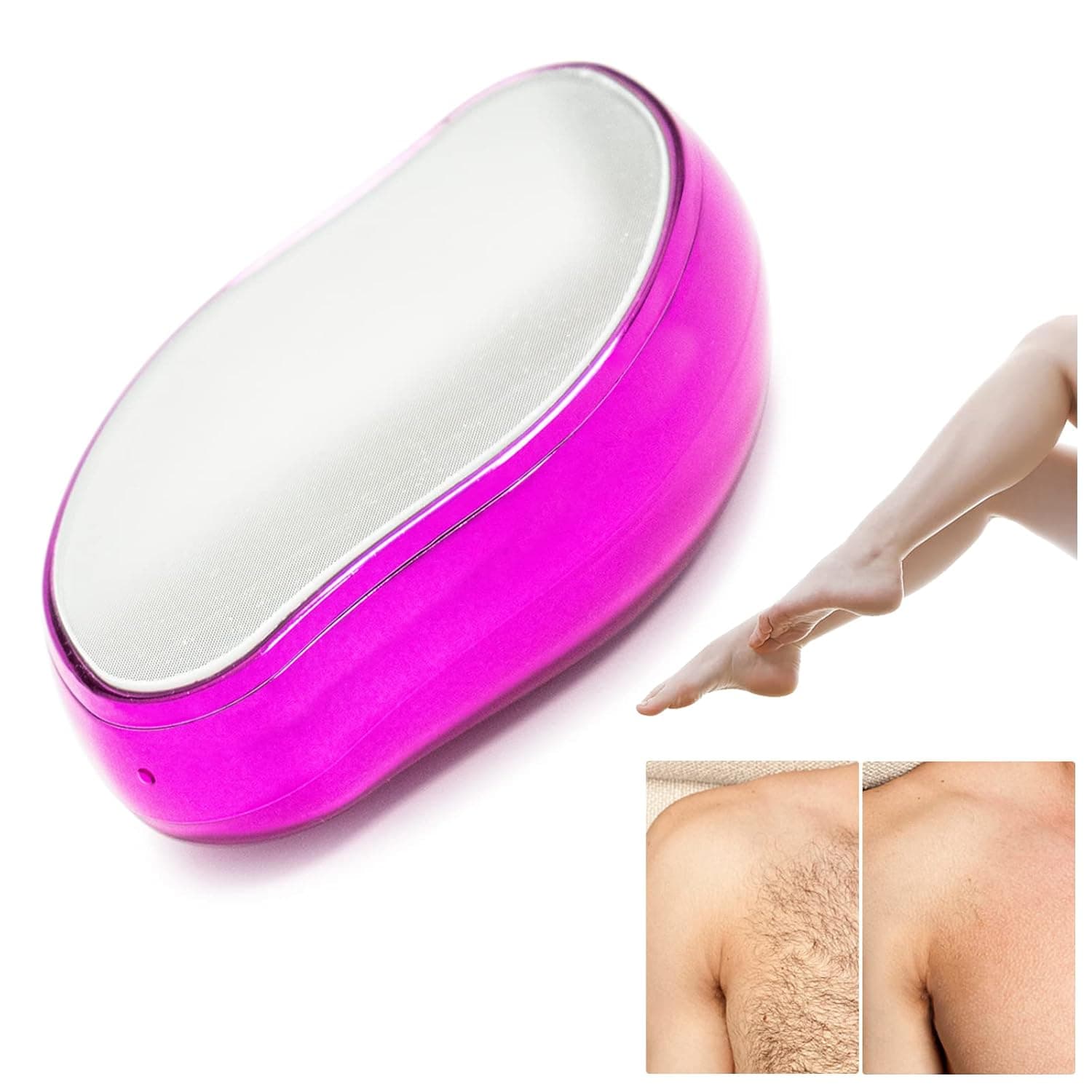 Crystal Hair Eraser Fast & Easy Magic Hair Crystal Eraser Removal for Arms Legs,Soft Smooth Silky Skin Painless Hair Remover for Men And Women