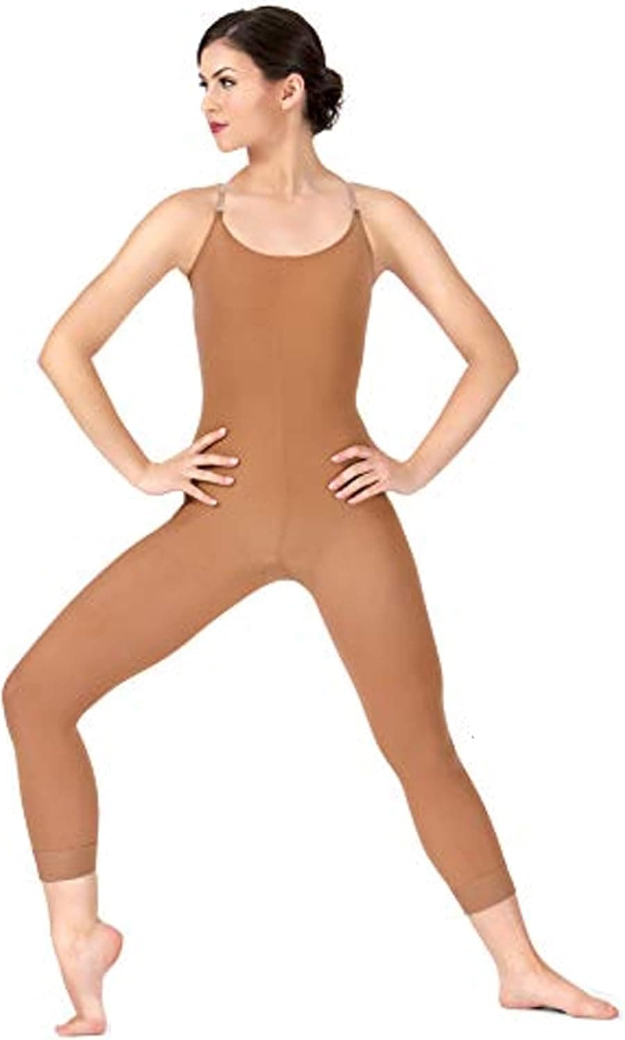 Body Wrappers A91 TotalSTRETCH Convertible Foot Camisole Body Tights