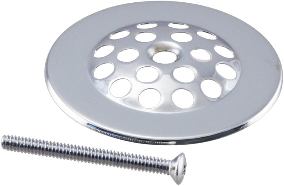 Westbrass Gerber Style Bee-HiveTub Strainer Grid with Screw, Polished Chrome, D327-26