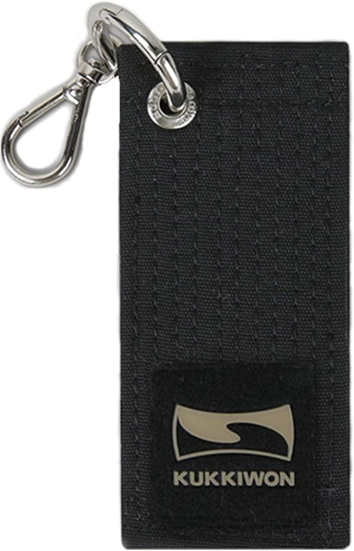 MOOTO Korea Taekwondo Kukkiwon Black Mini Belt Key Ring Holder Chain Accessories Keyring Keychain KeyHolder MMA