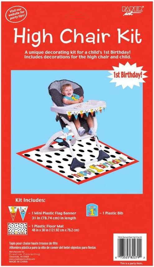 High Chair Kit, Barnyard Bash First Birthday