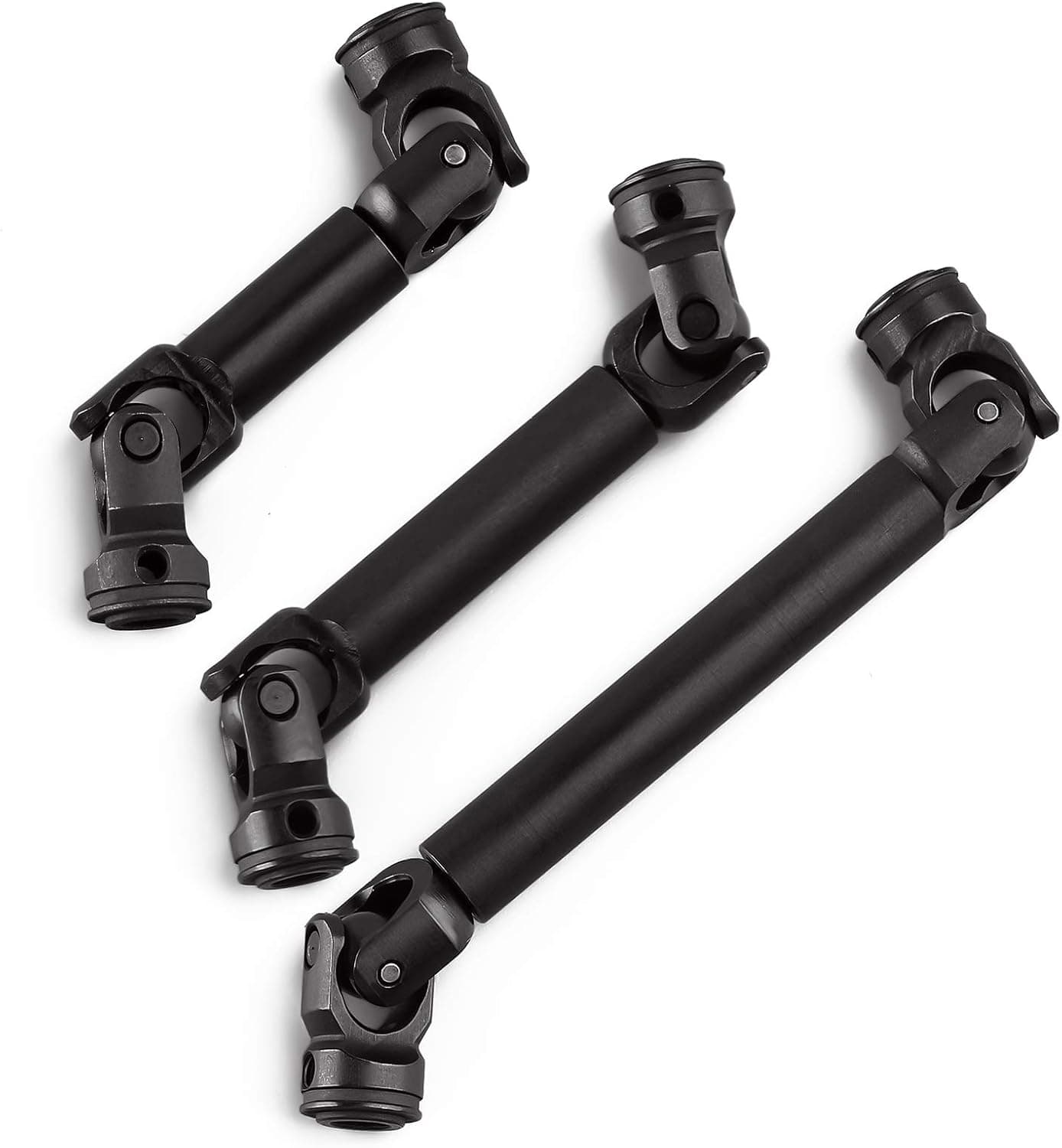 INJORA RC Metal Heavy-Duty Drive Shaft Kit for 1/10 RC Crawler Car TRX-6,3pcs