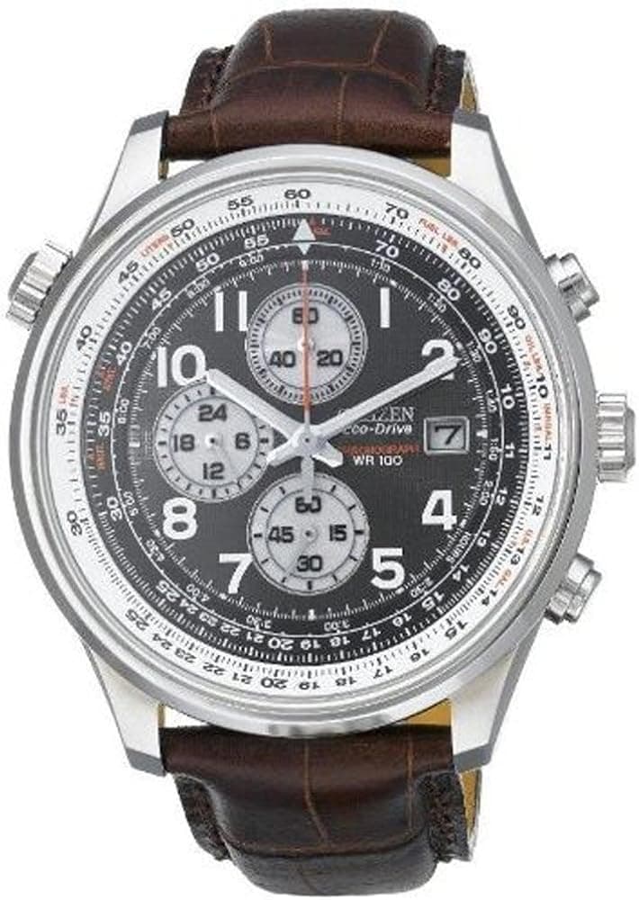 Citizen Eco-Drive Chronograph Black Dial Men's Watch - CA0390-14E