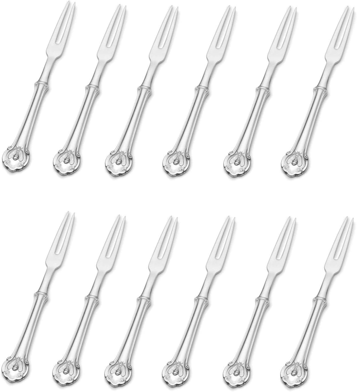 Wallace Napoleon Bee 18/10 Stainless Steel Food Pick (Set of Twelve)
