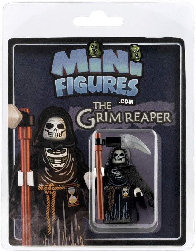 Custom Design Minifigure - The Grim Reaper - Adult Collectors Edition