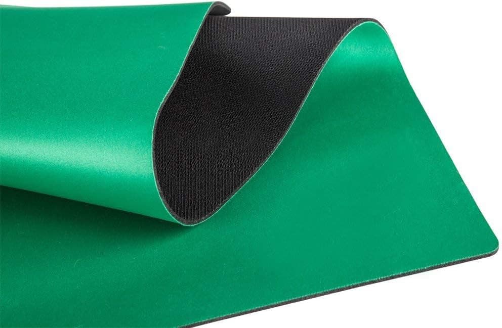 GAMELAND Anti Slip and Noise Reduction Rubber Foam Mahjong Mat Poker Mat Card Game Board Game Table Cover 27-1/5" x 27-1/5" - Green