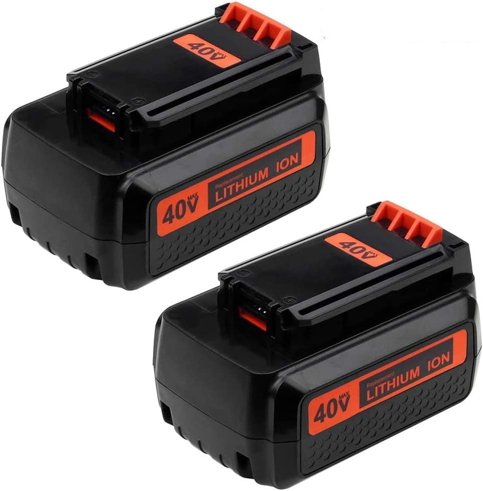 2 Pack 40 Volt Replacement Battery for Black and Decker 40V Lithium Battery MAX LBX2040 LBXR36 LBXR2036 LST540 LCS1240 LBX1540 LST136W Cordless Tools