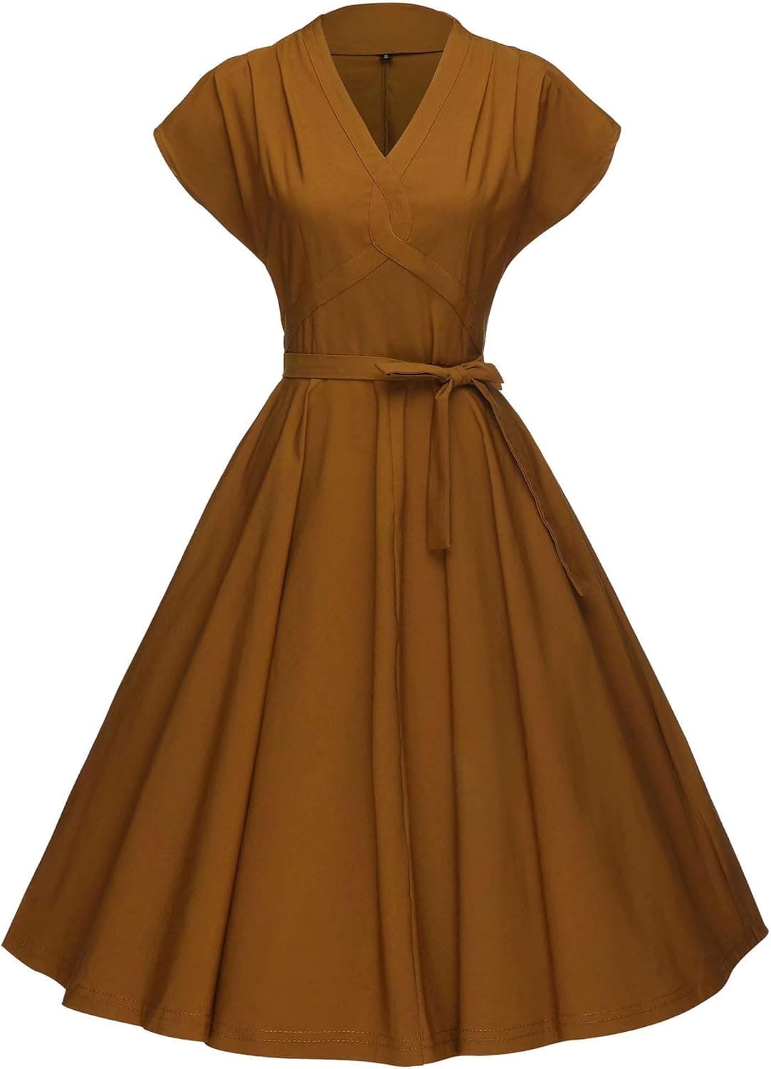 GownTown Women's 1950's Vintage Rockabilly Swing Stretchy Dress