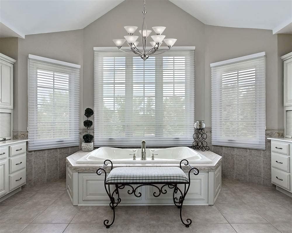 Elk 7638/6+3 Elysburg 9-Light Two Tier Chandelier with White Marbleized Glass Shade, 3 34" x 27", Satin Nickel Finish