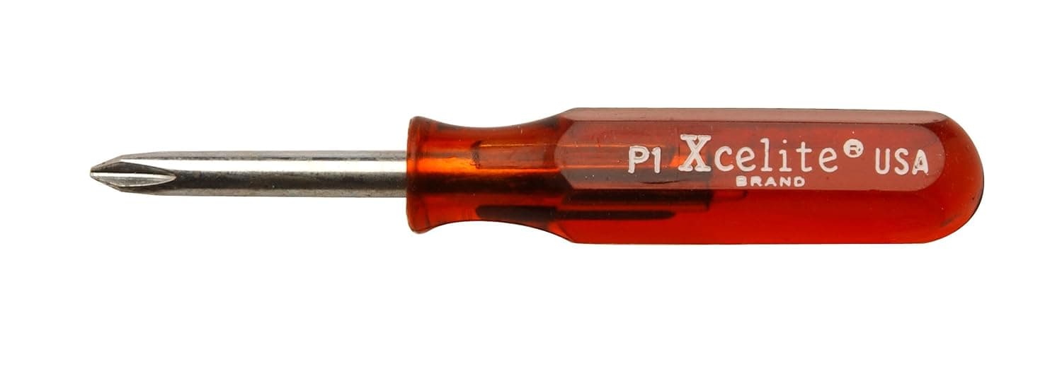 Xcelite P1 Compact Phillips Round Screwdriver Blade, #1 Head, 3-1/2" Blade Length