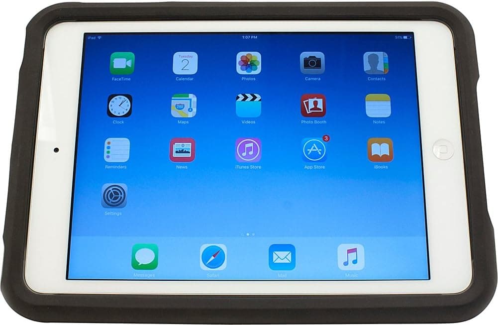 M-Edge Cell Phone Case for Apple iPad Air 2 - Black/Grey