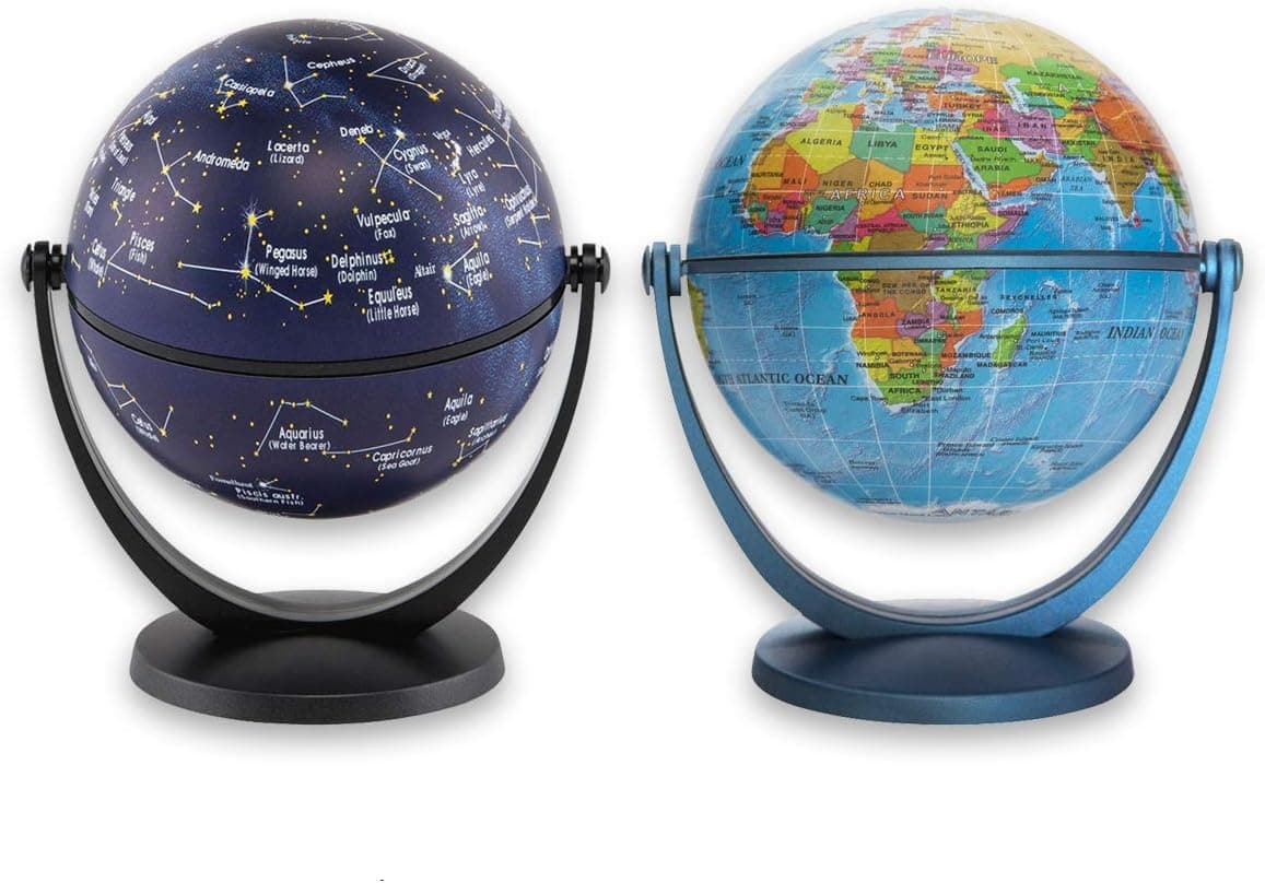 Waypoint Geographic GyroGlobe (Stars + Blue Ocean (2-Pack))