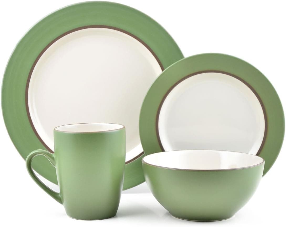 Thomson Pottery Kensignton Cedar 16 Pc Dinnerware Set
