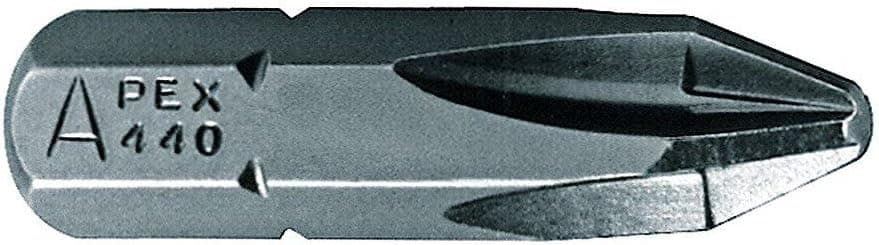 Apex 440-225X Phillips #2 Hex Shank Insert Bit - 1/4" x 2-1/2"