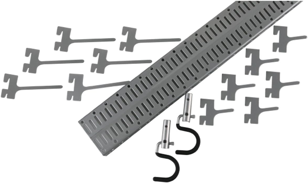 Knape & Vogt John Sterling Tap-Mount Kit, 5-Feet, Platinum