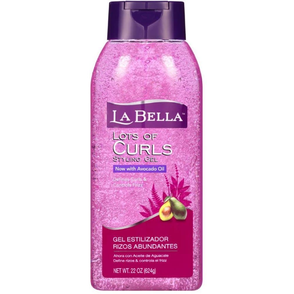 La Bella Lots of Curls Hair Styling Gel Now with Avocado Oil 22 oz (Pack of 6)
