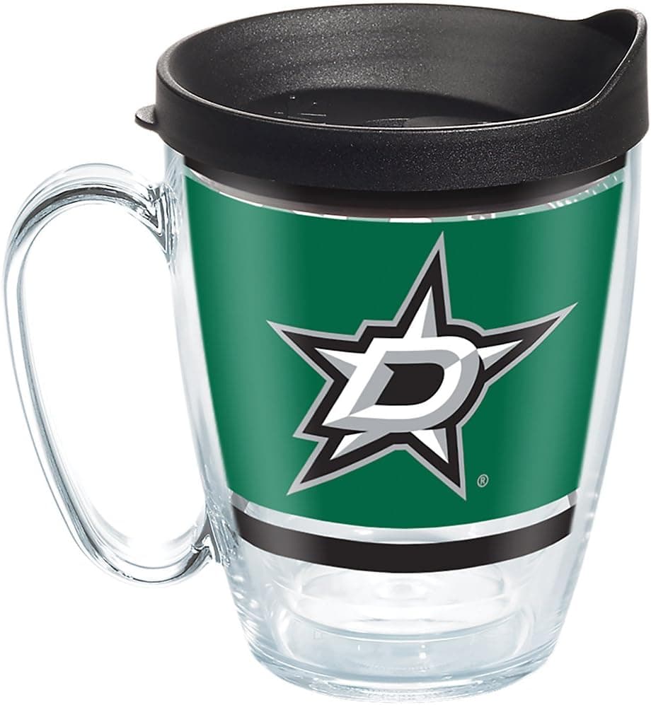 Tervis Made in USA Double Walled NHL Dallas Stars Insulated Tumbler Cup Keeps Drinks Cold & Hot, 16oz Mug, Legend