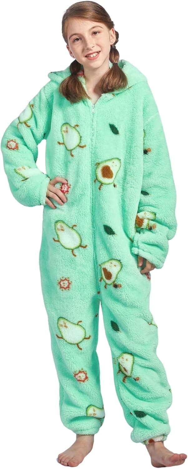Soft Hooded Onesies Pajamas Costume, Halloween Pajamas Gifts for Girls