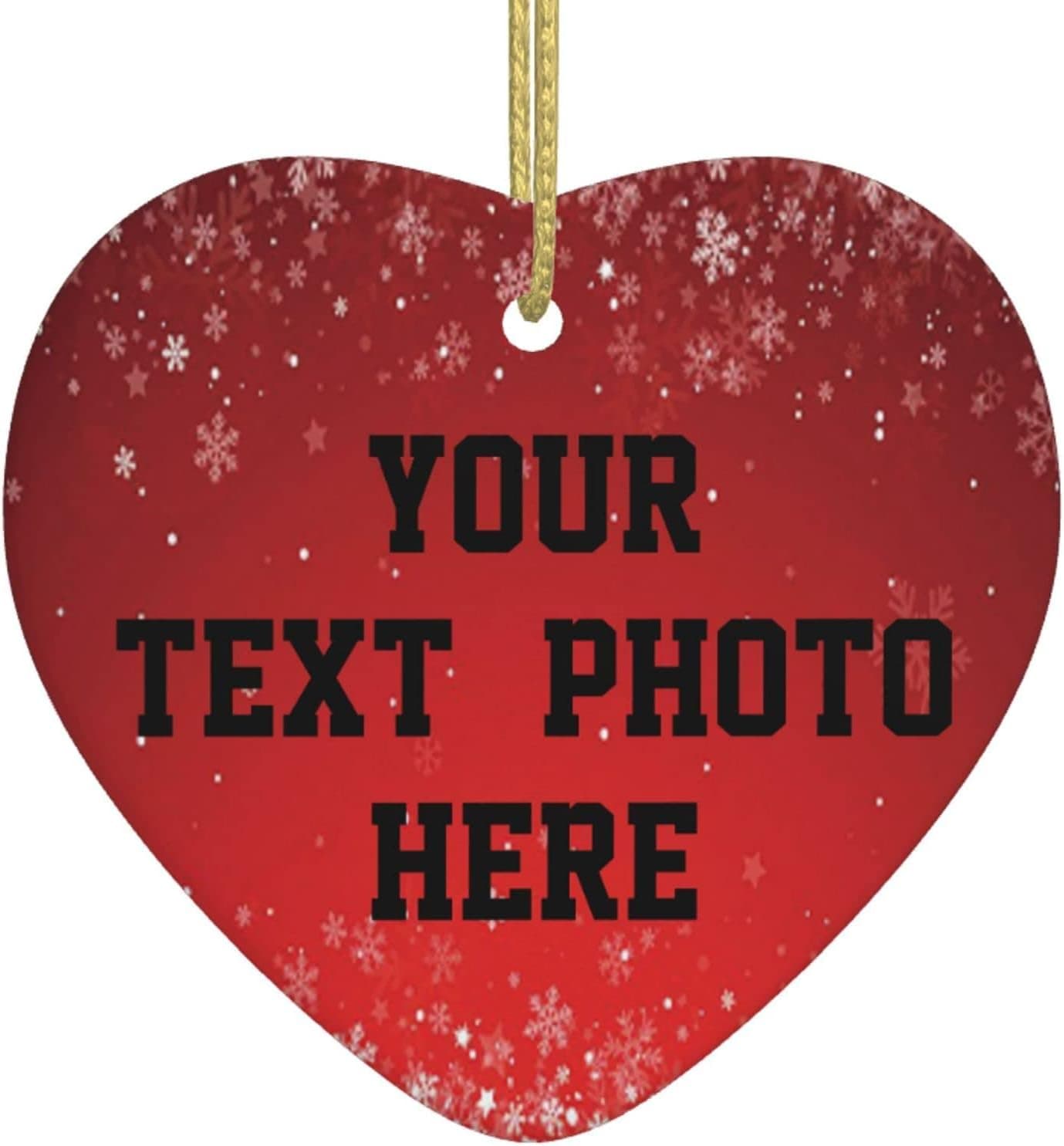 LXLX Custom Christmas Ball Personalized Ornaments for Christmas Tree Hanging Decorations Creative Wedding Party Gifts Heart