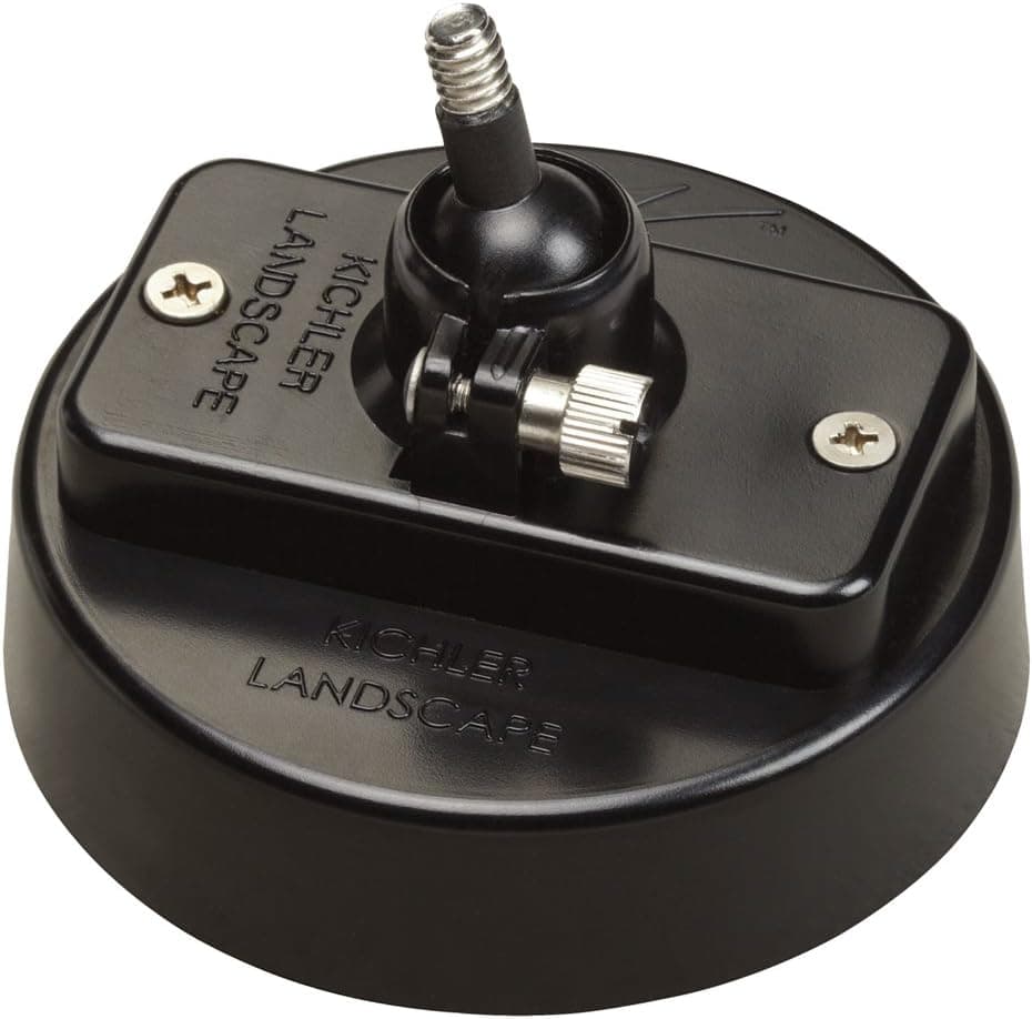 Kichler 15778BK Accessory Single-Fixture Weighted Base, Black Material (Not Painted)