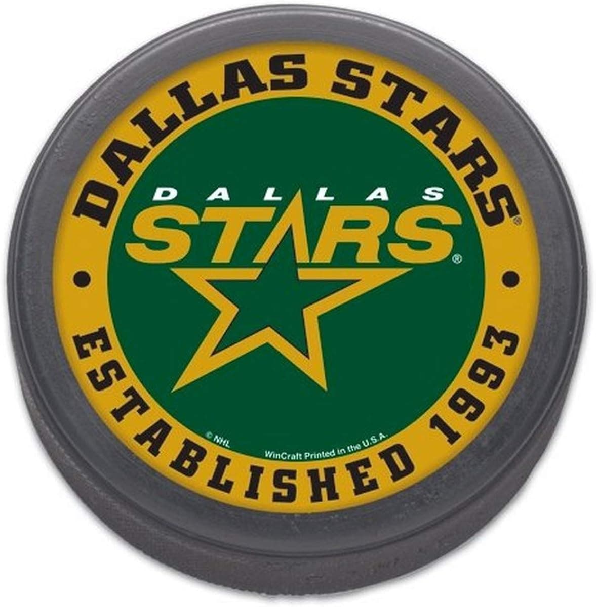 WinCraft NHL Dallas Stars 77431013 Hockey Puck
