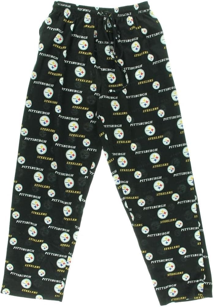 NCAA Pittsburgh Steelers Prospect Pajama Pants - Black (Large)