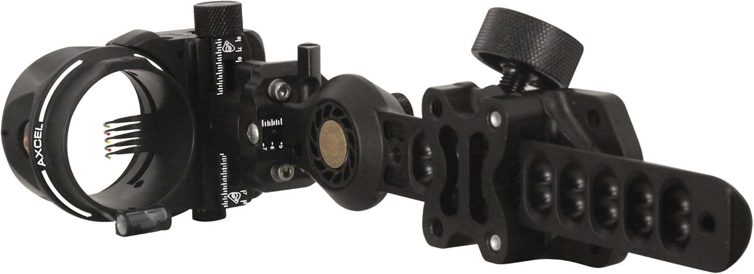Axcel Sights 5 Pin .019 Fiber Armortech HD PRO Hunting Sight (Black), one Size